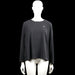 K-way - Long-sleeve top - Charcoal - Size XL - Charcoal solid long-sleeve top with a round neckline and plain cuffs. Straight hem with a small chest logo.