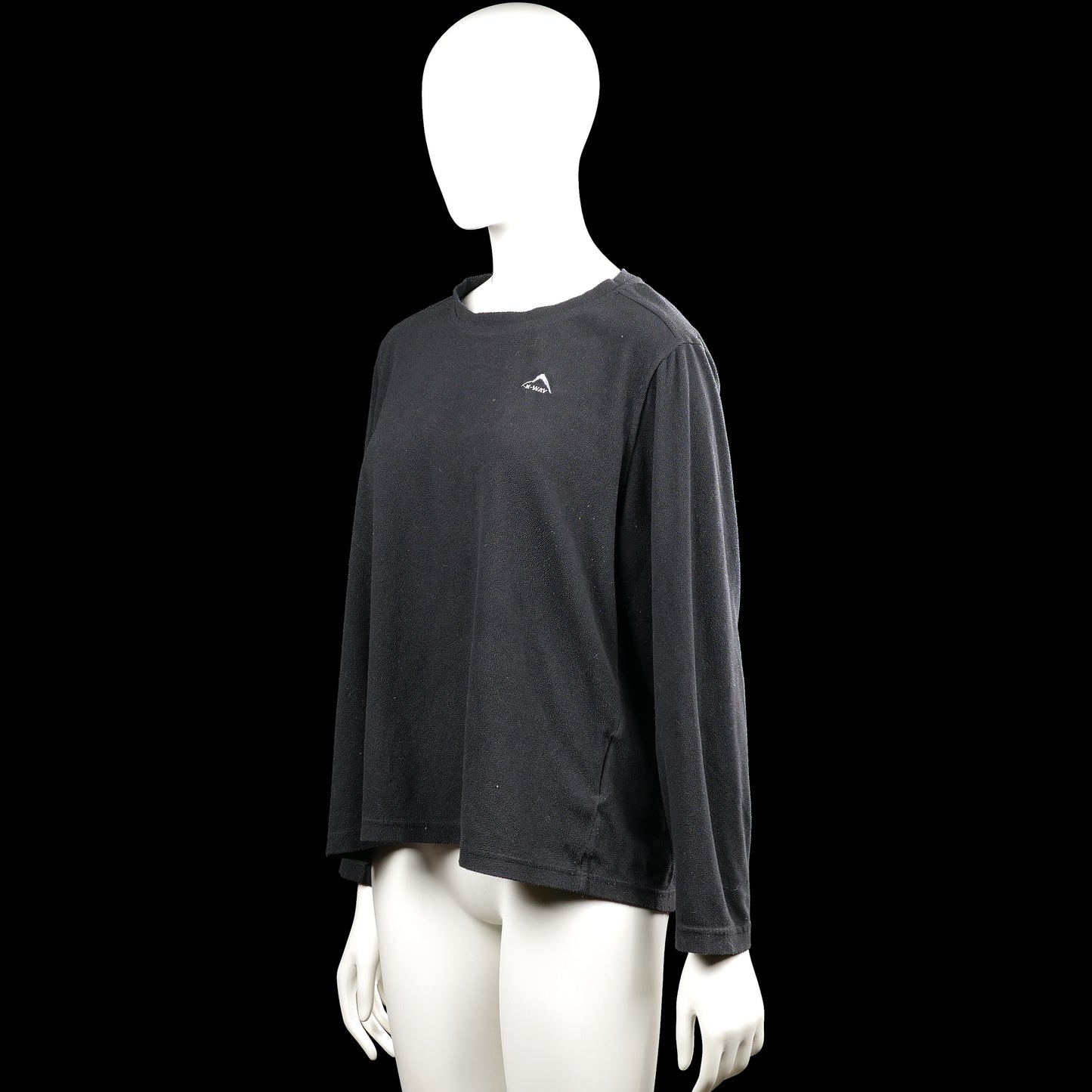 Long-sleeve top - Charcoal - Size XL