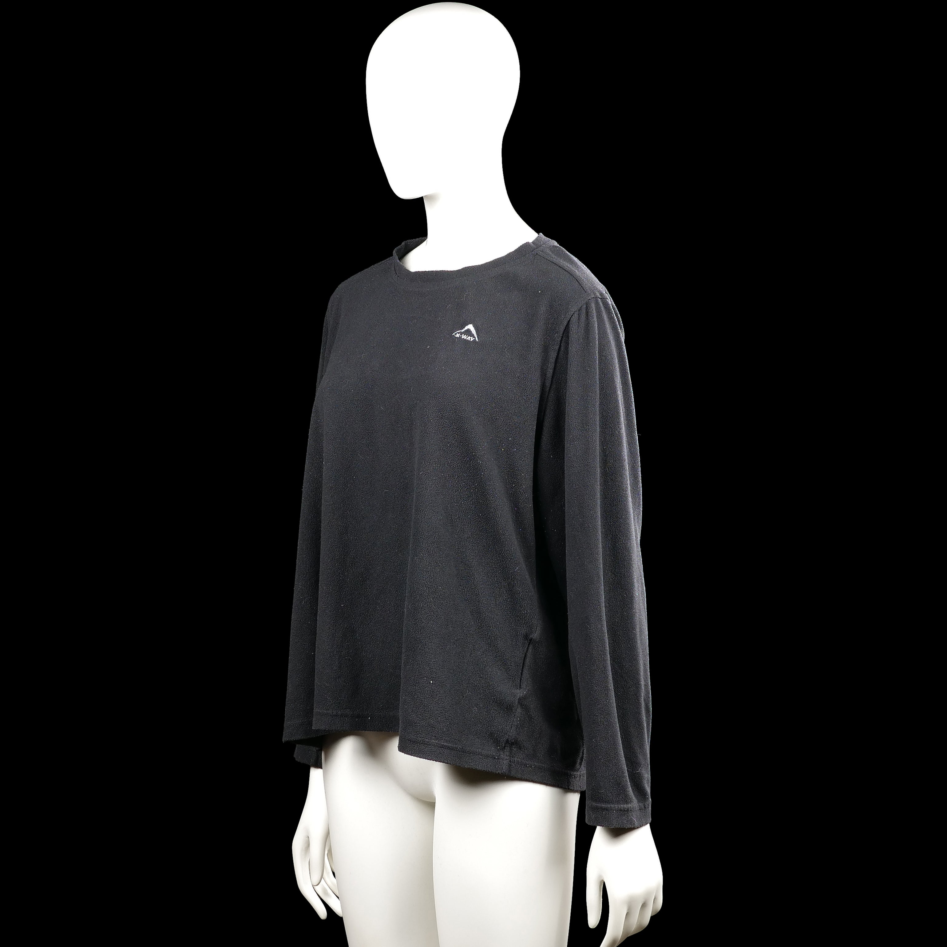 Long-sleeve top - Charcoal - Size XL