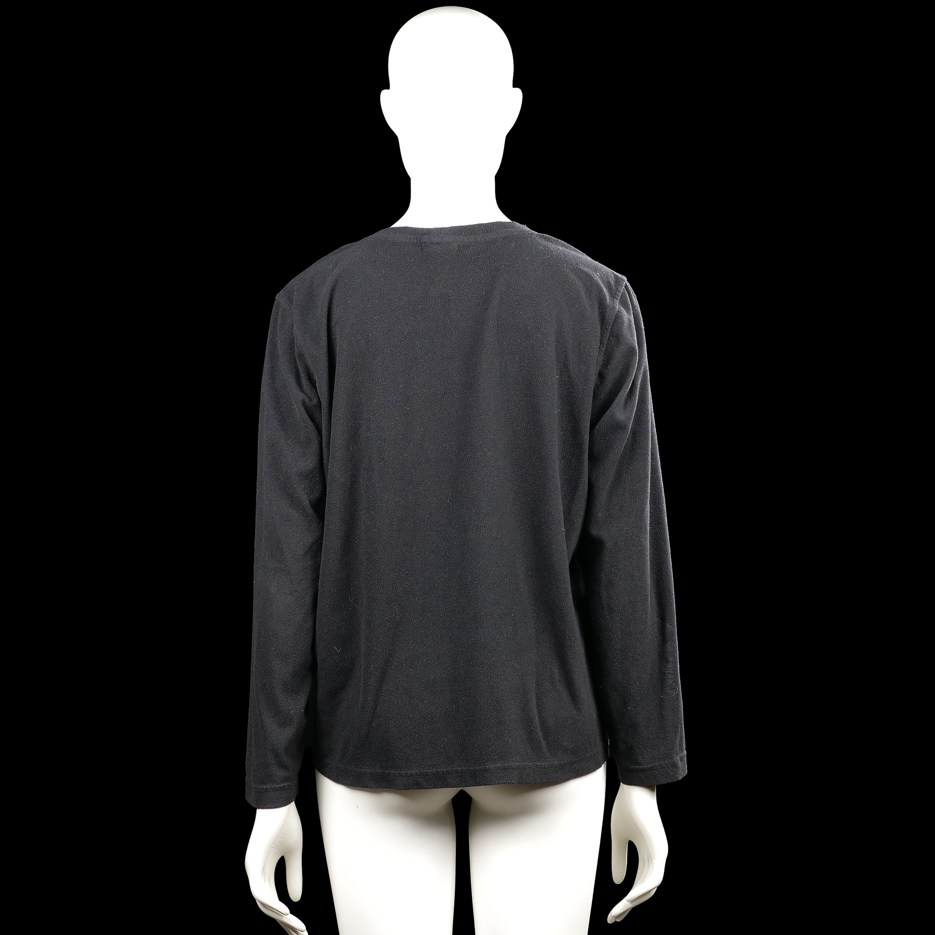 Long-sleeve top - Charcoal - Size XL
