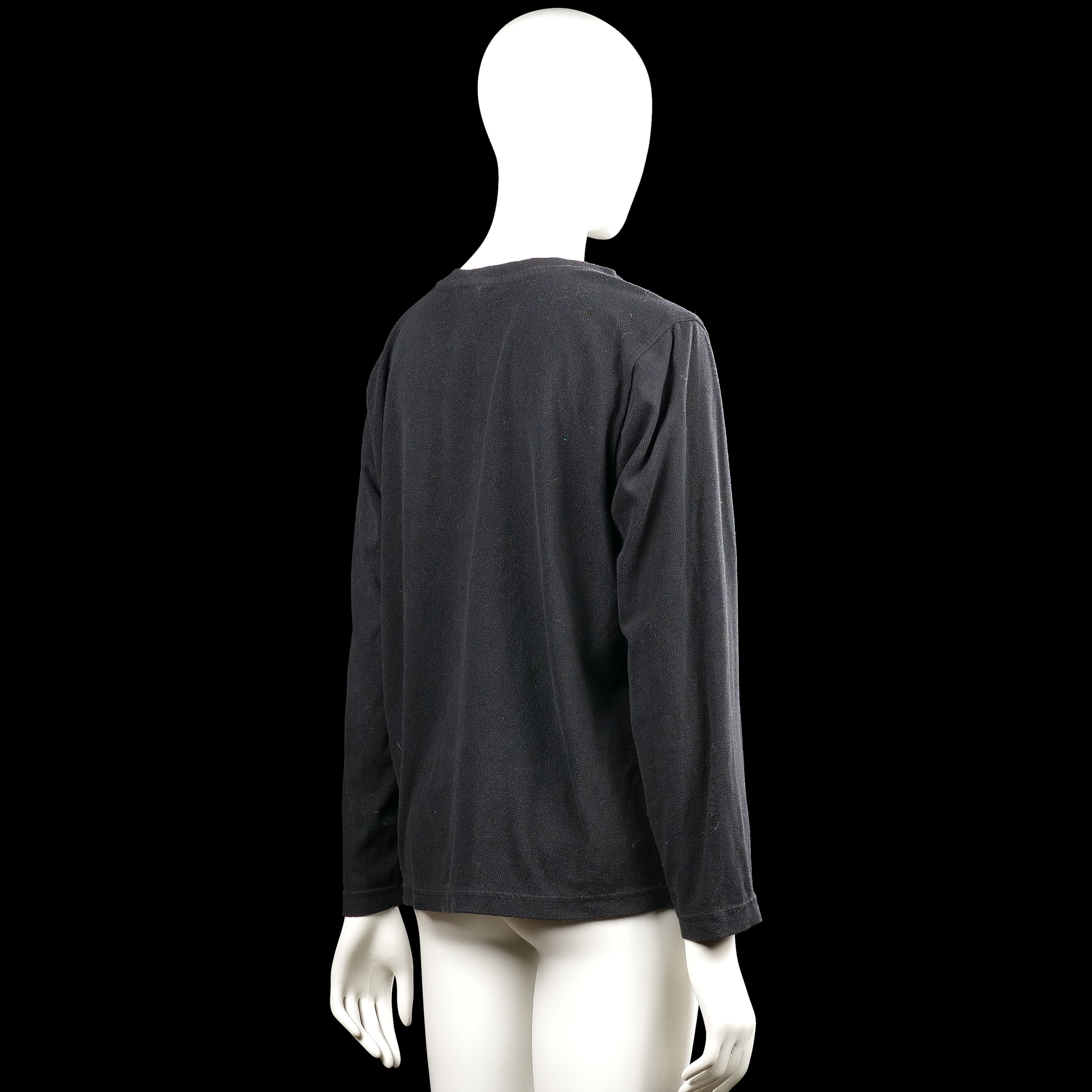 Long-sleeve top - Charcoal - Size XL