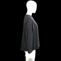 Long-sleeve top - Charcoal - Size XL