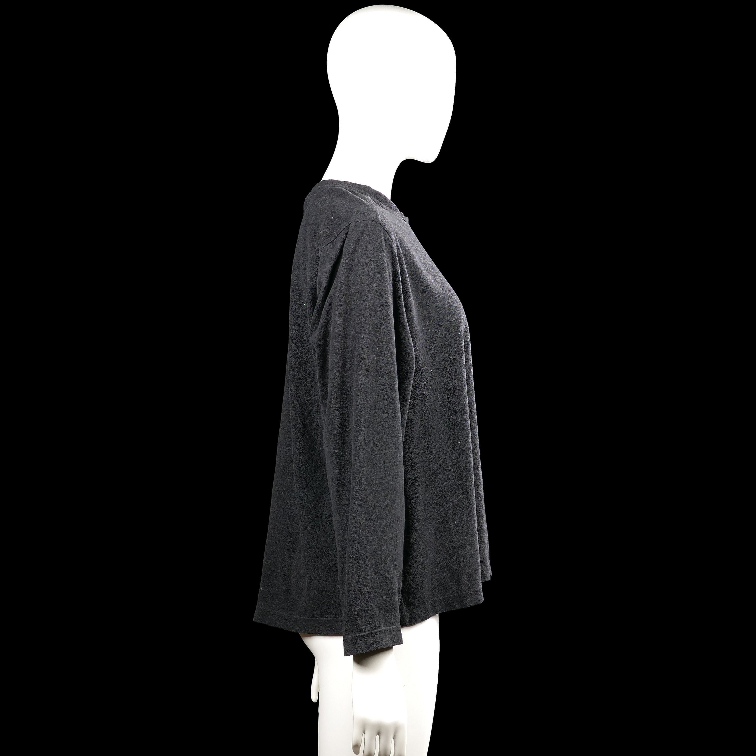 Long-sleeve top - Charcoal - Size XL