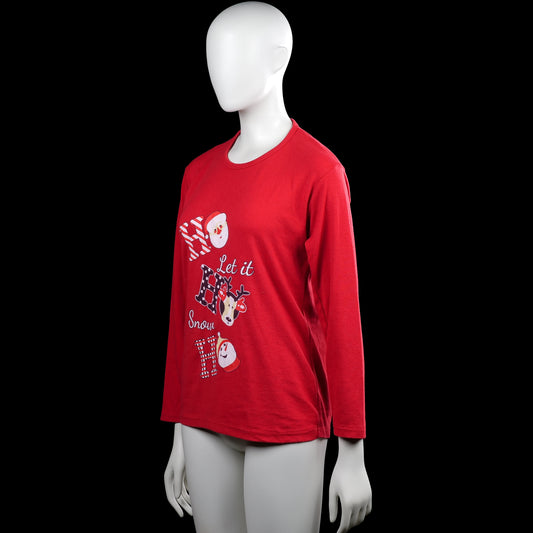 Long-sleeve top - Red - Size L