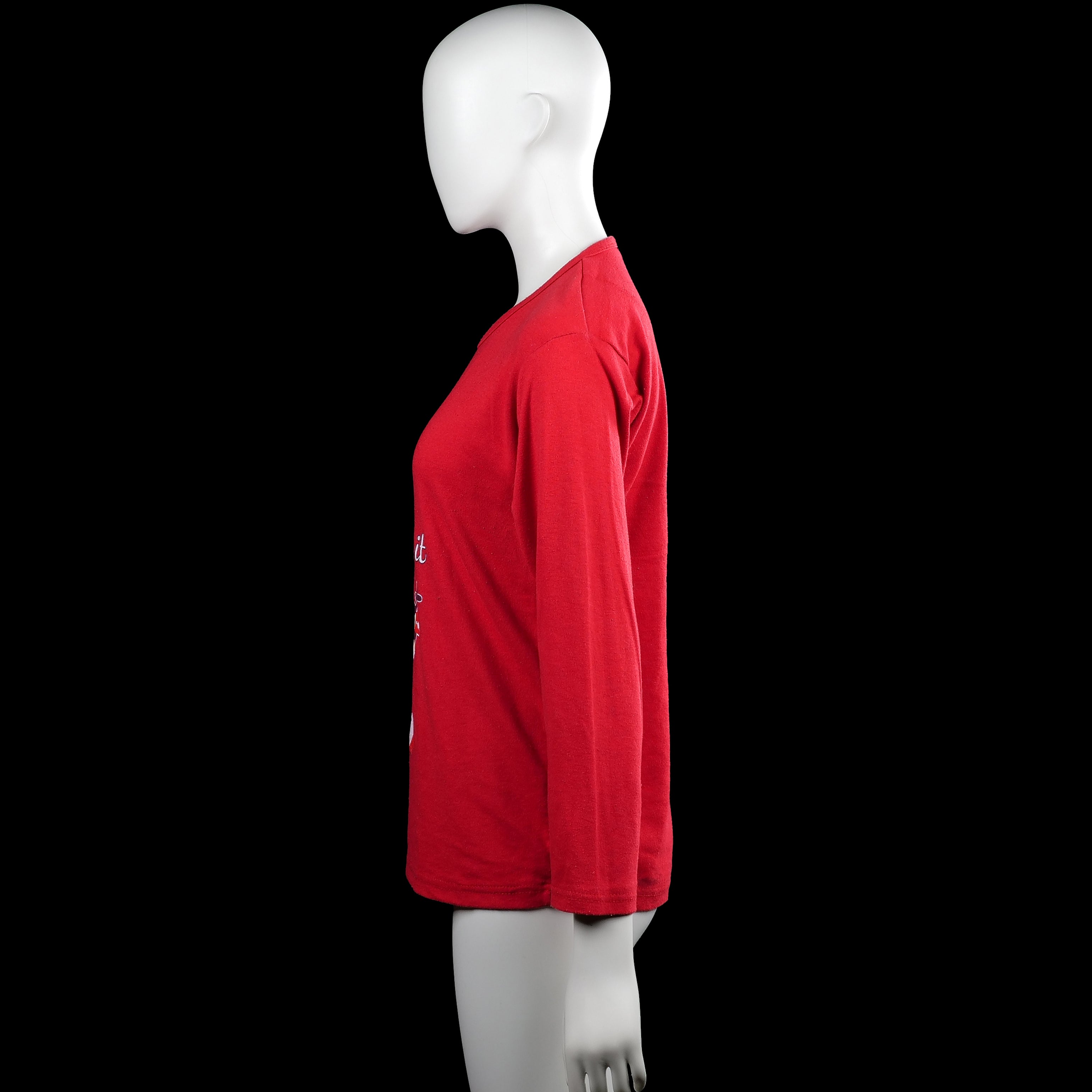 Long-sleeve top - Red - Size L