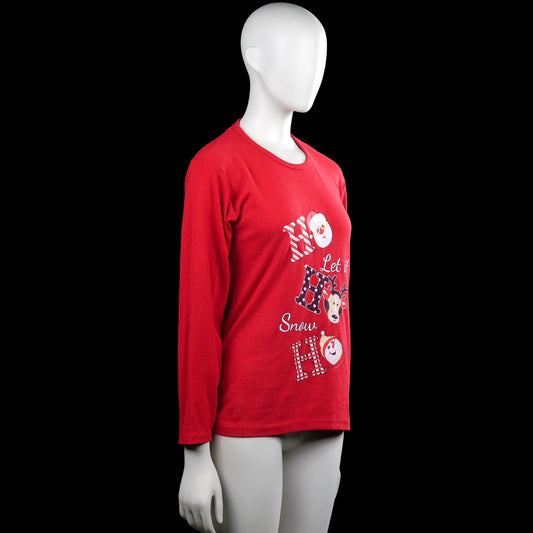 Long-sleeve top - Red - Size L