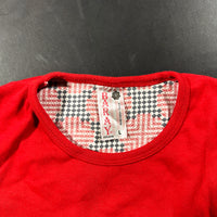 Long-sleeve top - Red - Size L