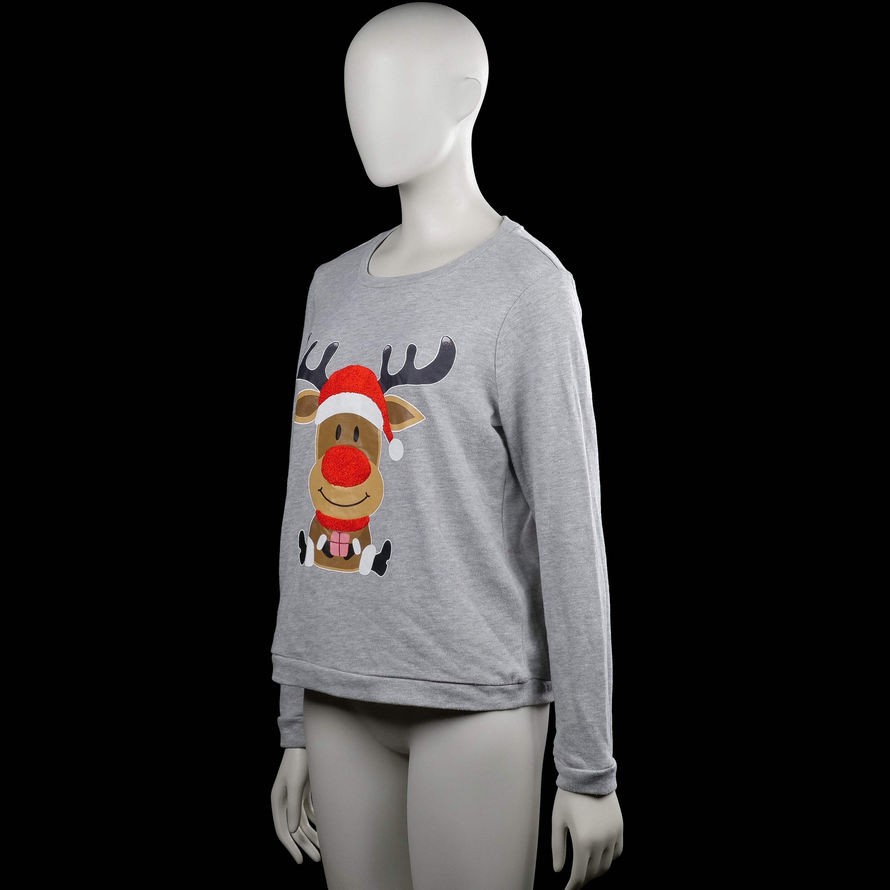 Long-sleeve top - Light Gray - Size M