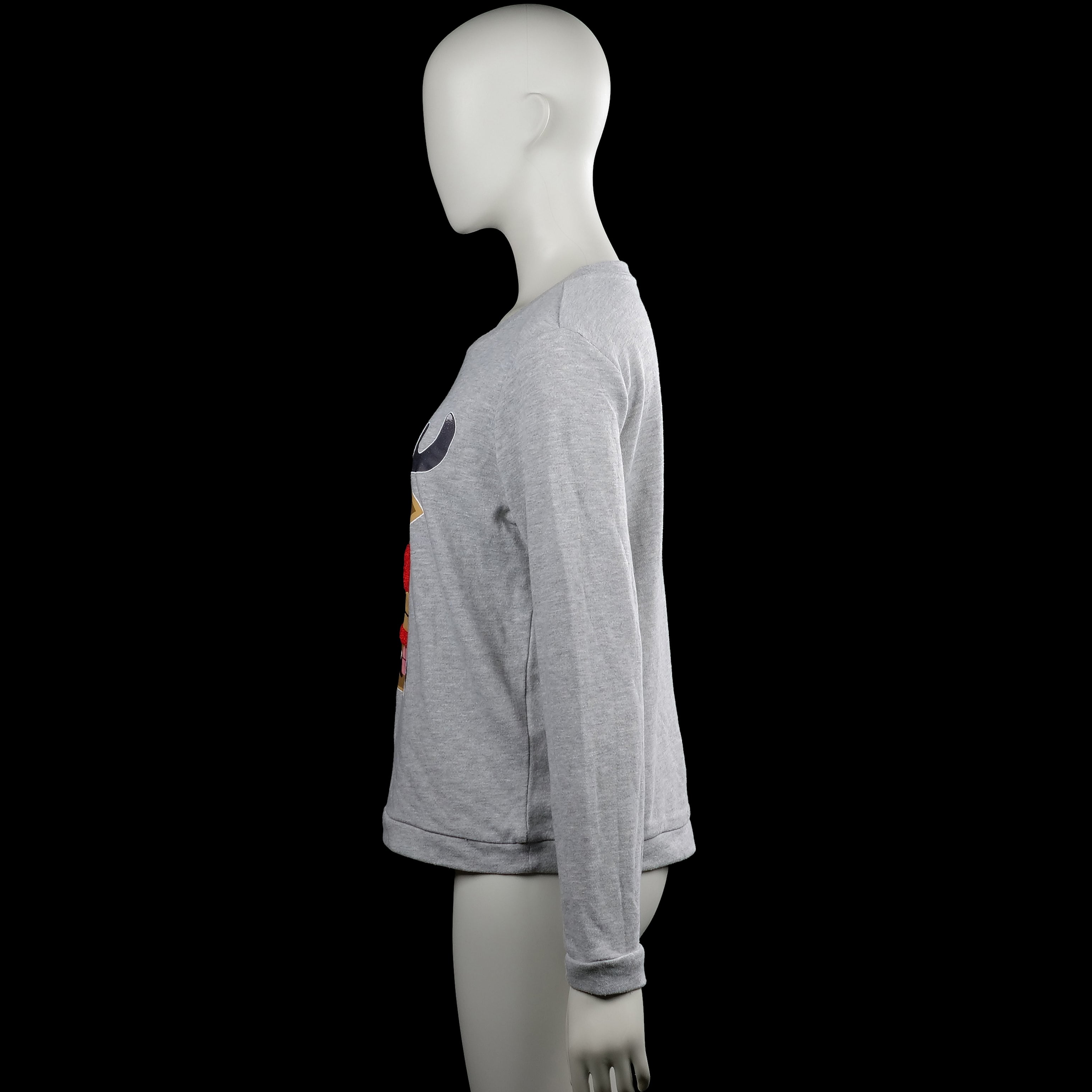 Long-sleeve top - Light Gray - Size M