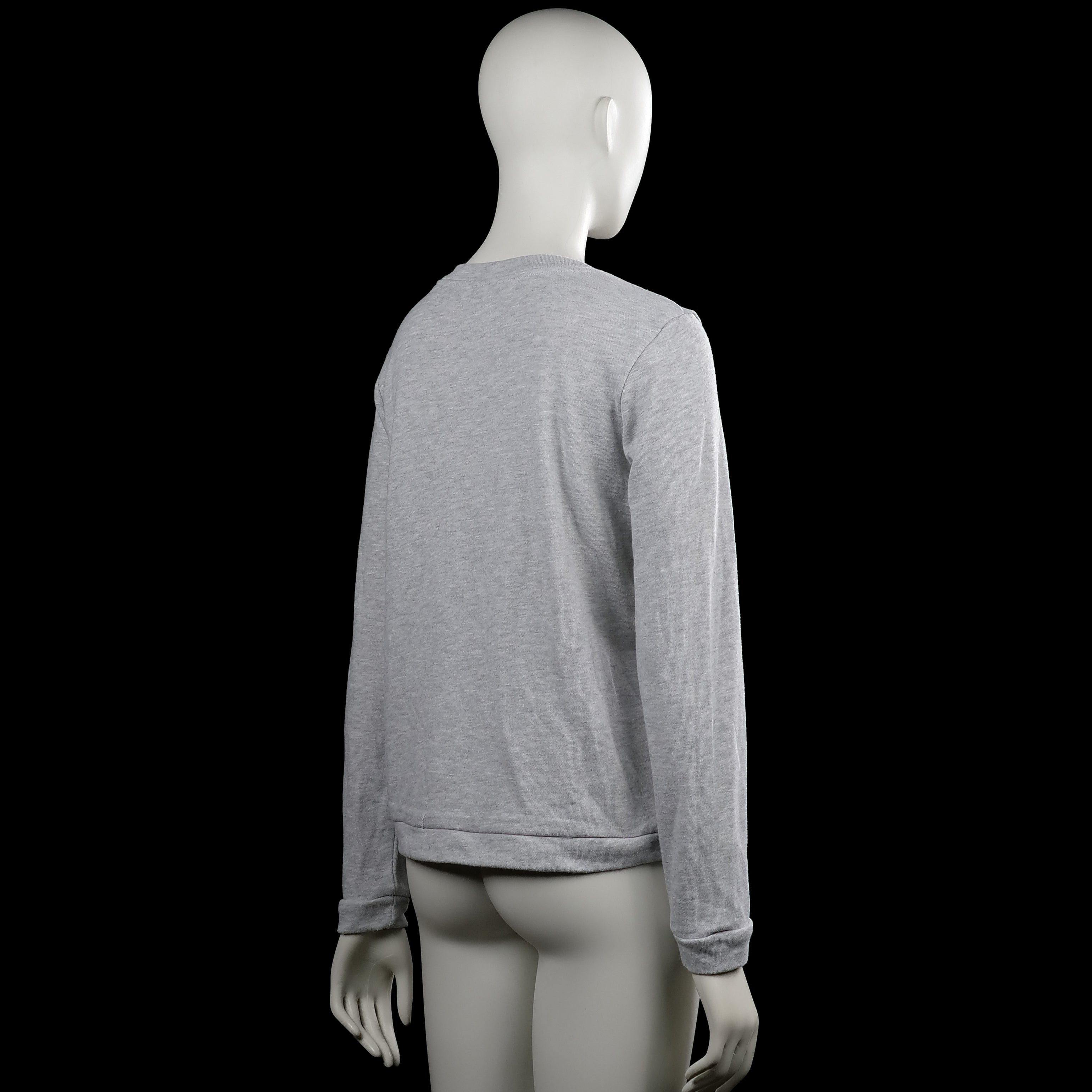 Long-sleeve top - Light Gray - Size M