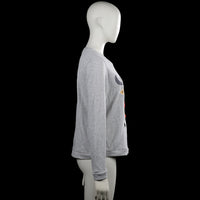 Long-sleeve top - Light Gray - Size M