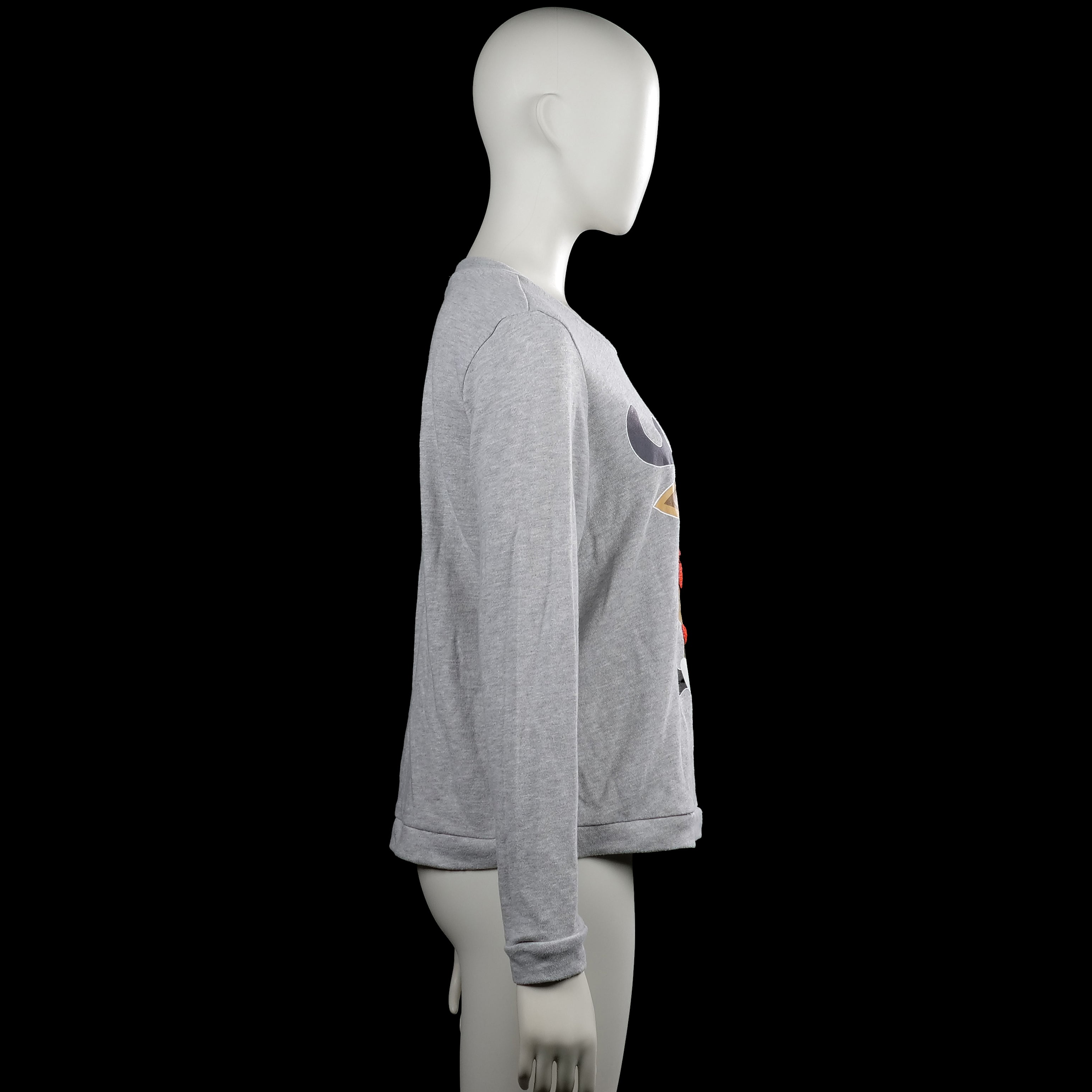 Long-sleeve top - Light Gray - Size M