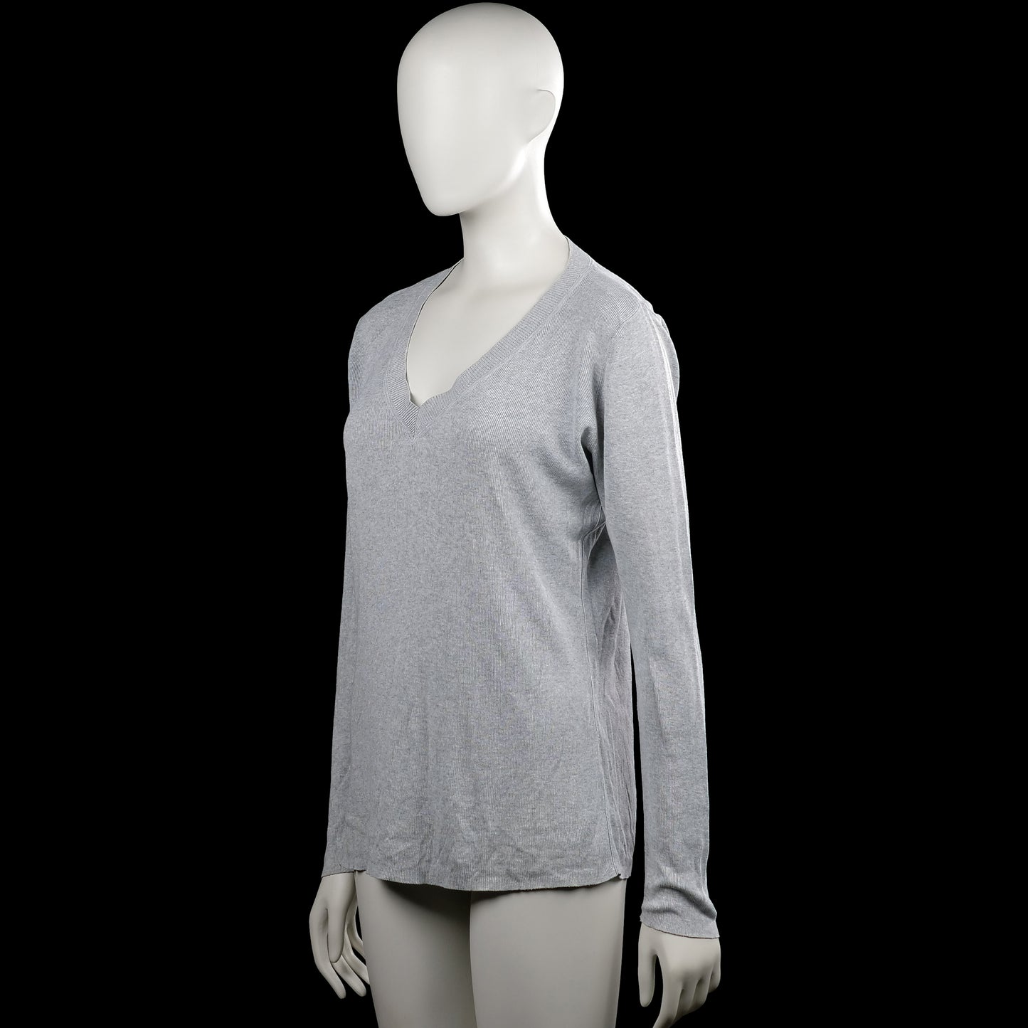 Long-sleeve top - Light Gray - Size M