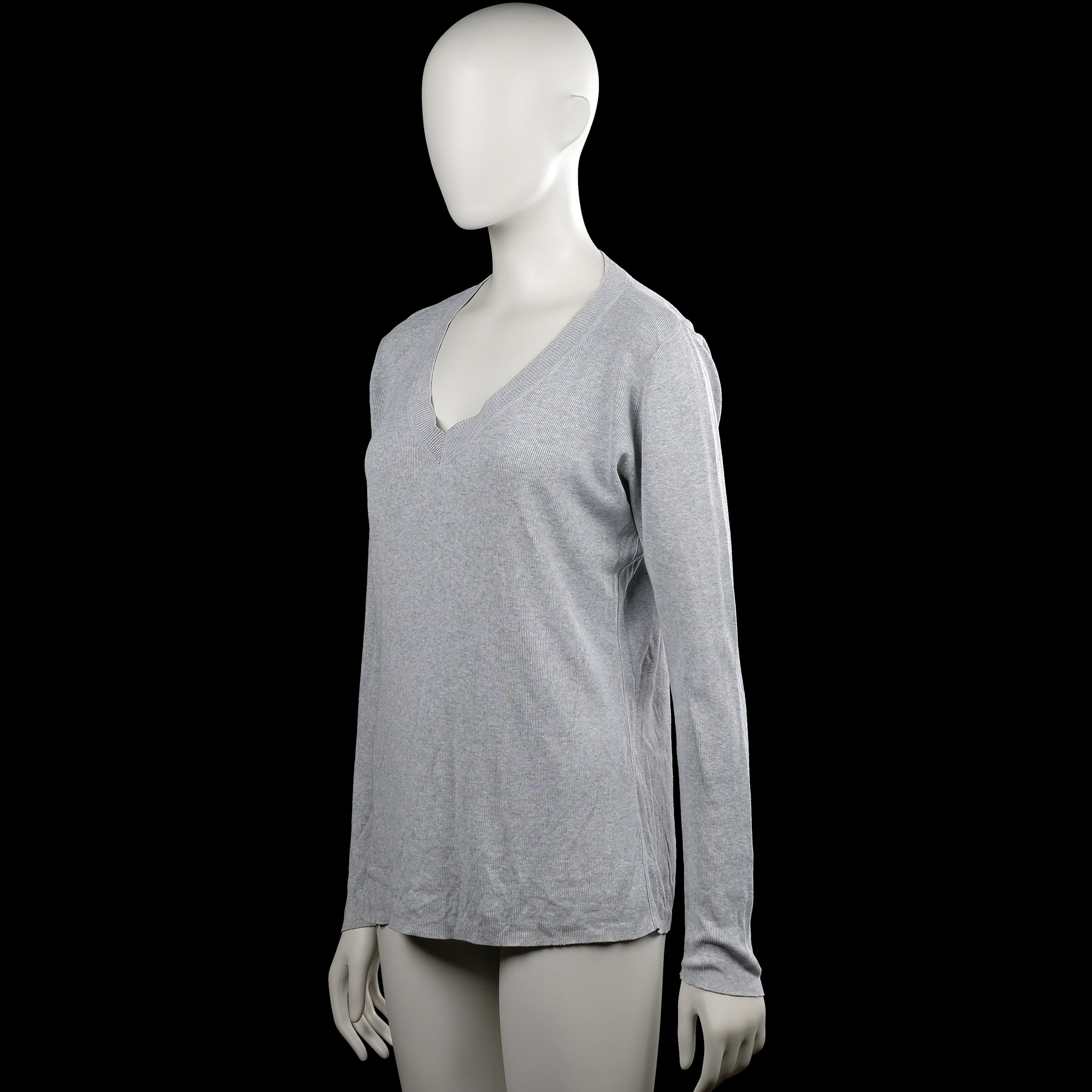 Long-sleeve top - Light Gray - Size M