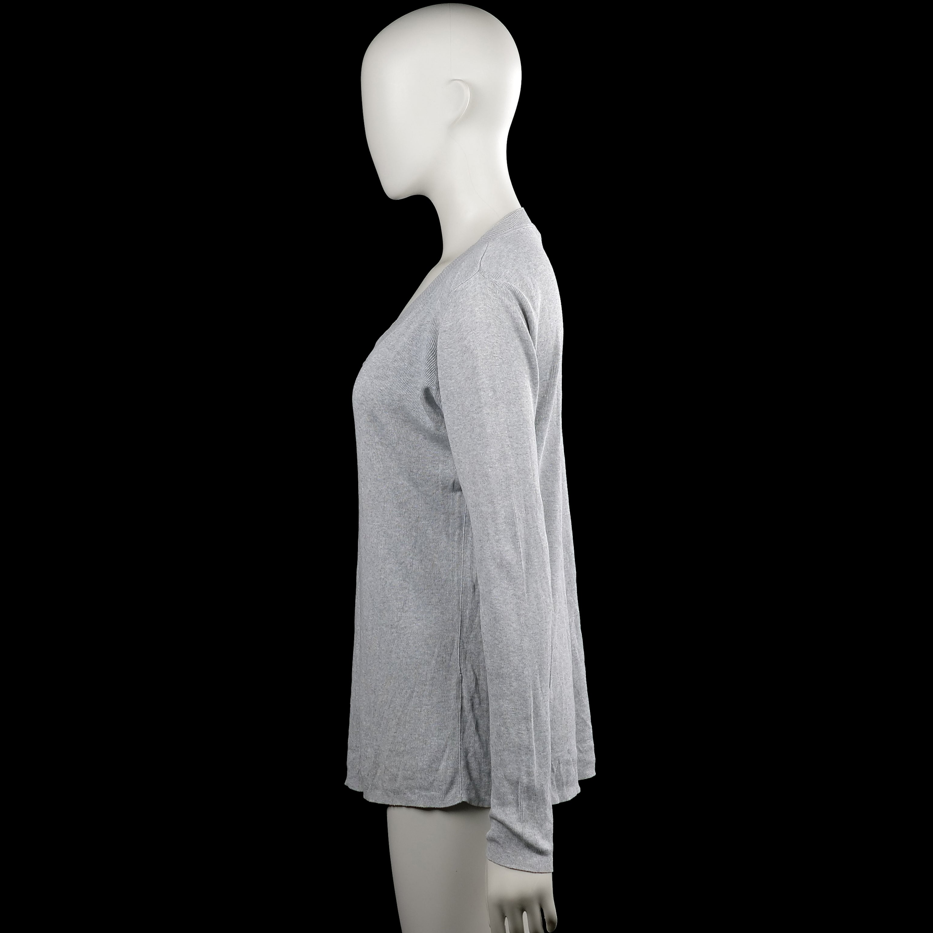 Long-sleeve top - Light Gray - Size M