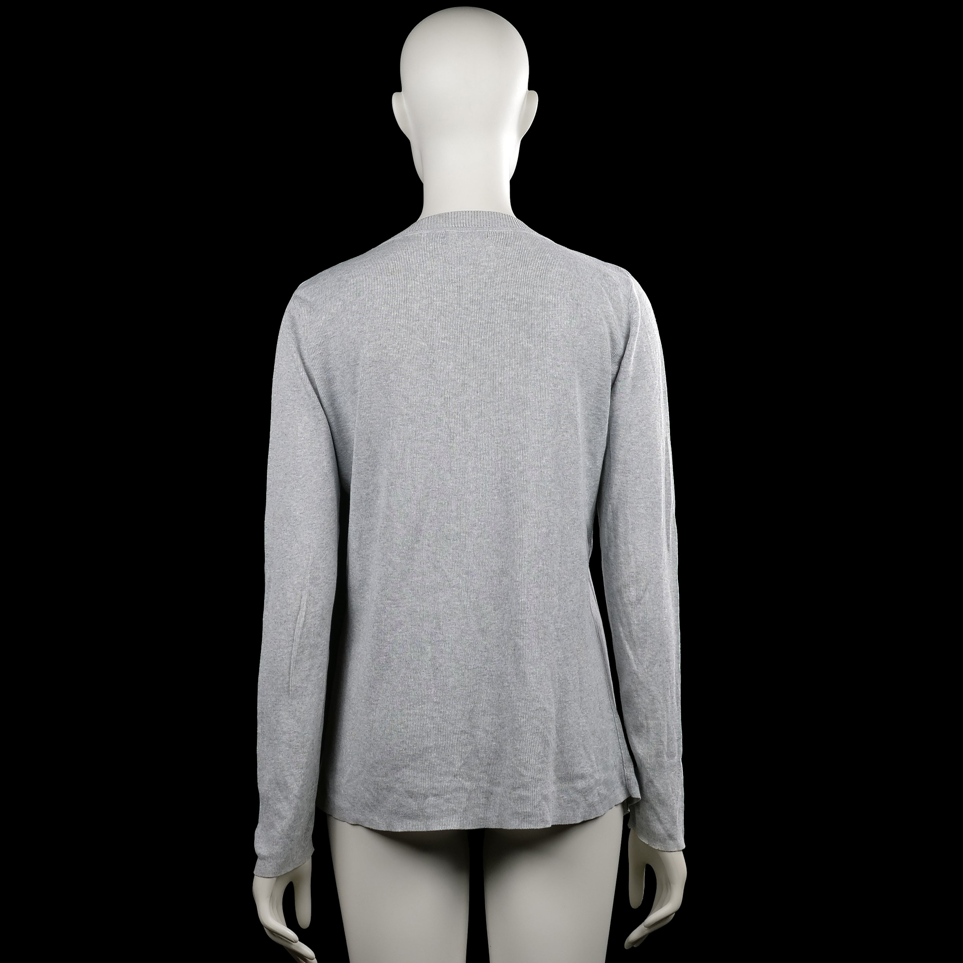 Long-sleeve top - Light Gray - Size M