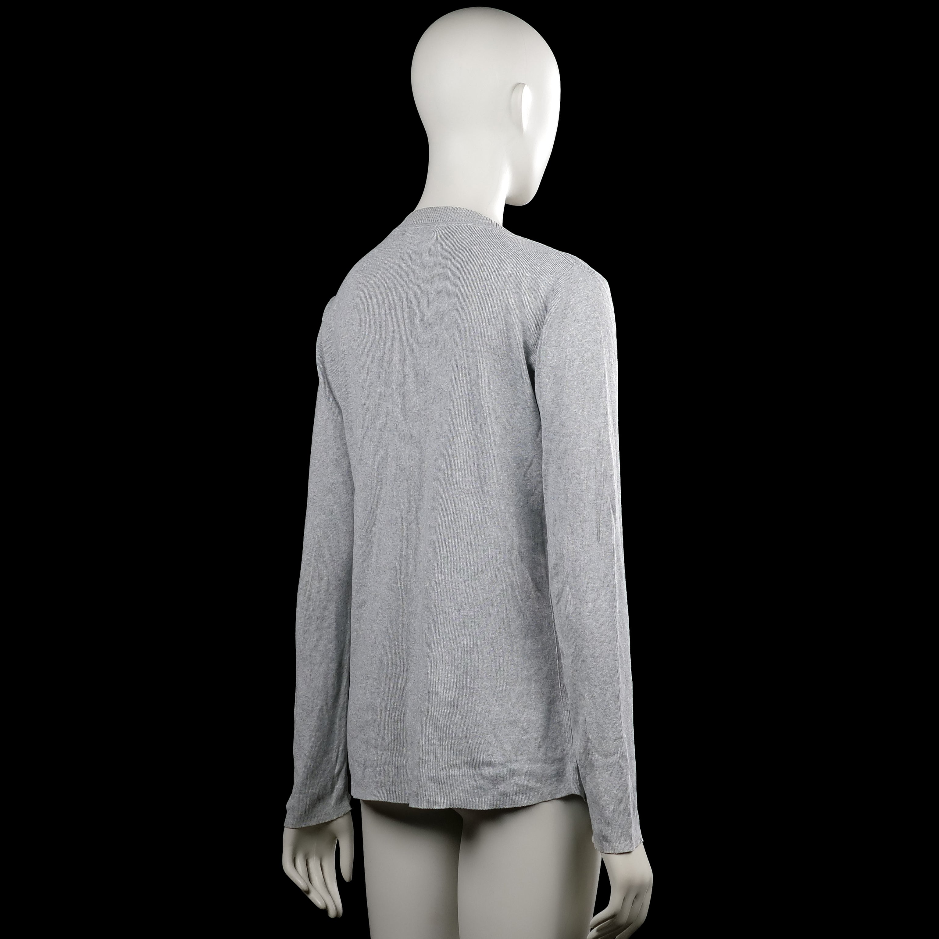 Long-sleeve top - Light Gray - Size M