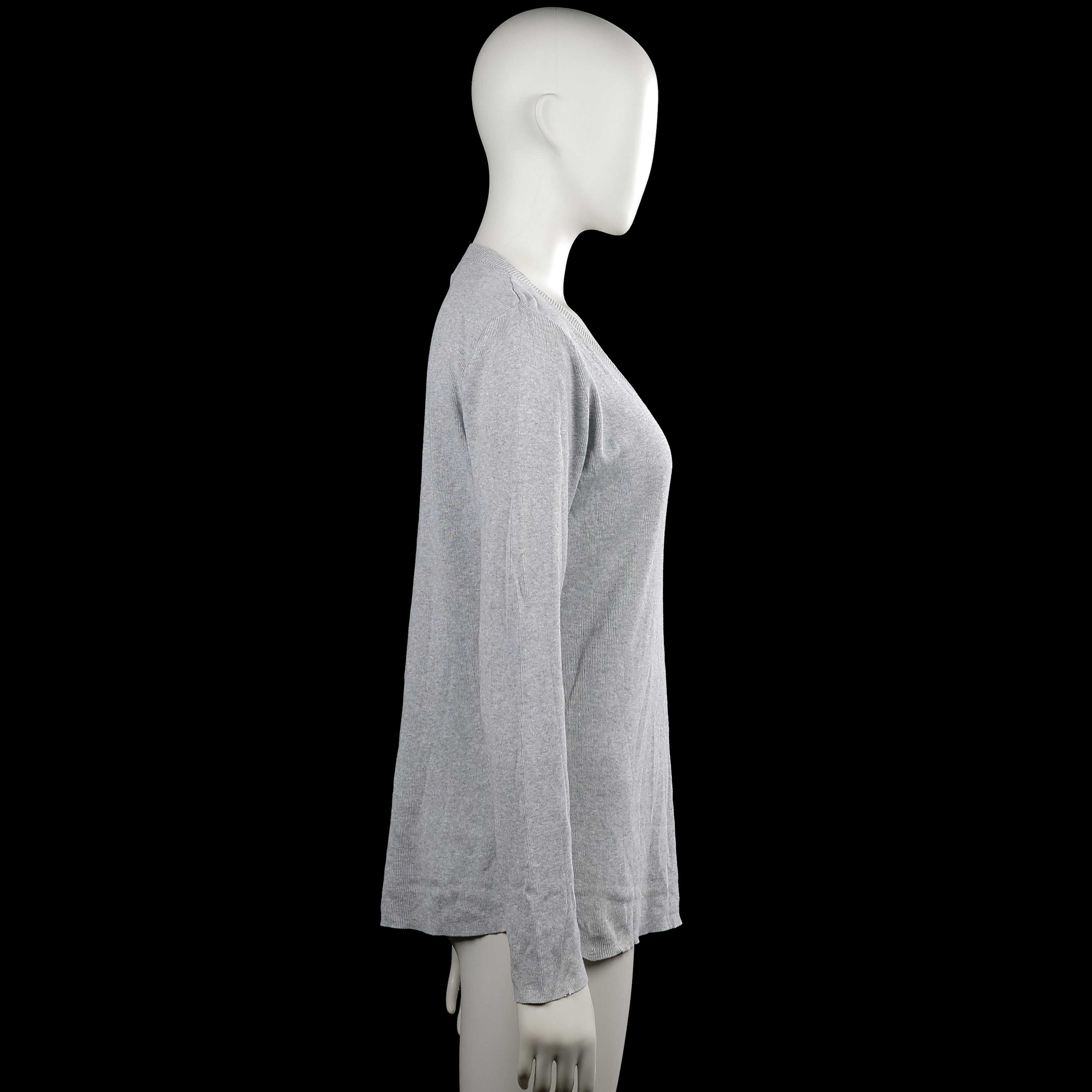 Long-sleeve top - Light Gray - Size M