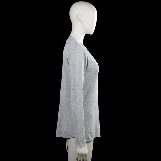 Long-sleeve top - Light Gray - Size M