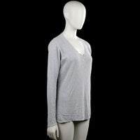 Long-sleeve top - Light Gray - Size M