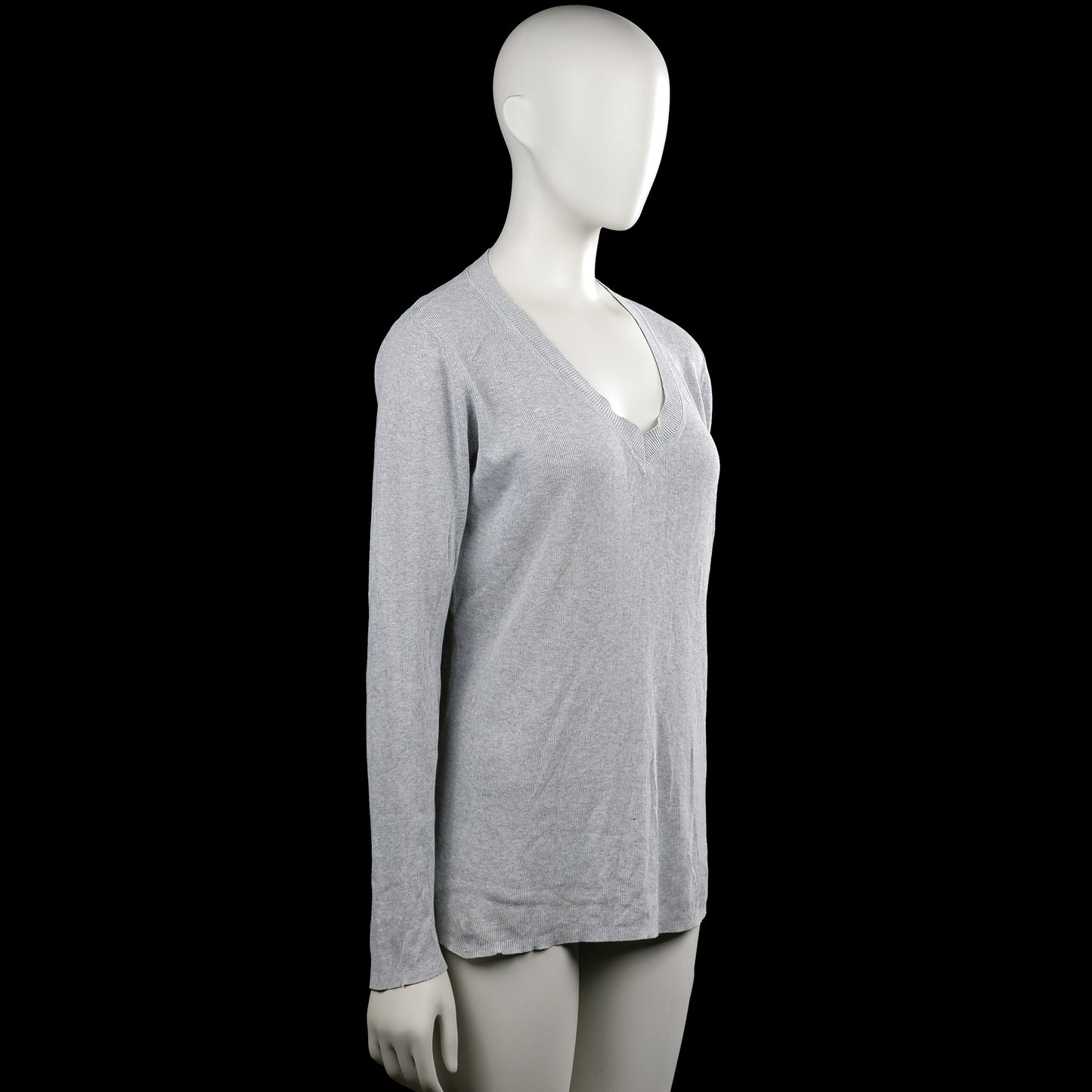 Long-sleeve top - Light Gray - Size M