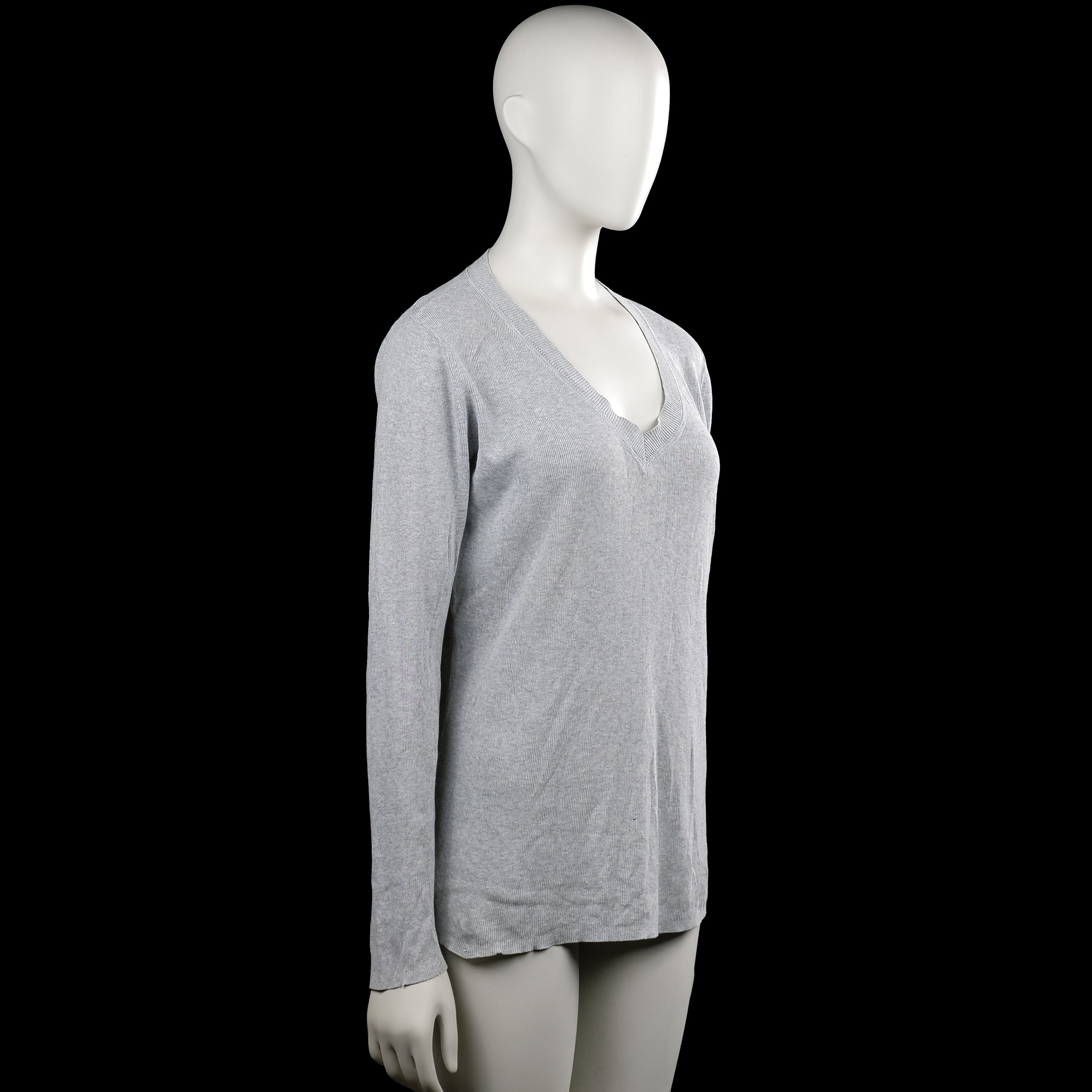 Long-sleeve top - Light Gray - Size M