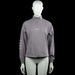 Adidas - Long-sleeve top - Gray - Size 32 - Gray solid pullover with a high neck and a short front zip closure. Long sleeves with elastic cuffs and a straight hem.