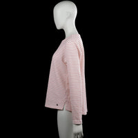Long-sleeve top - White & Pink - Size S