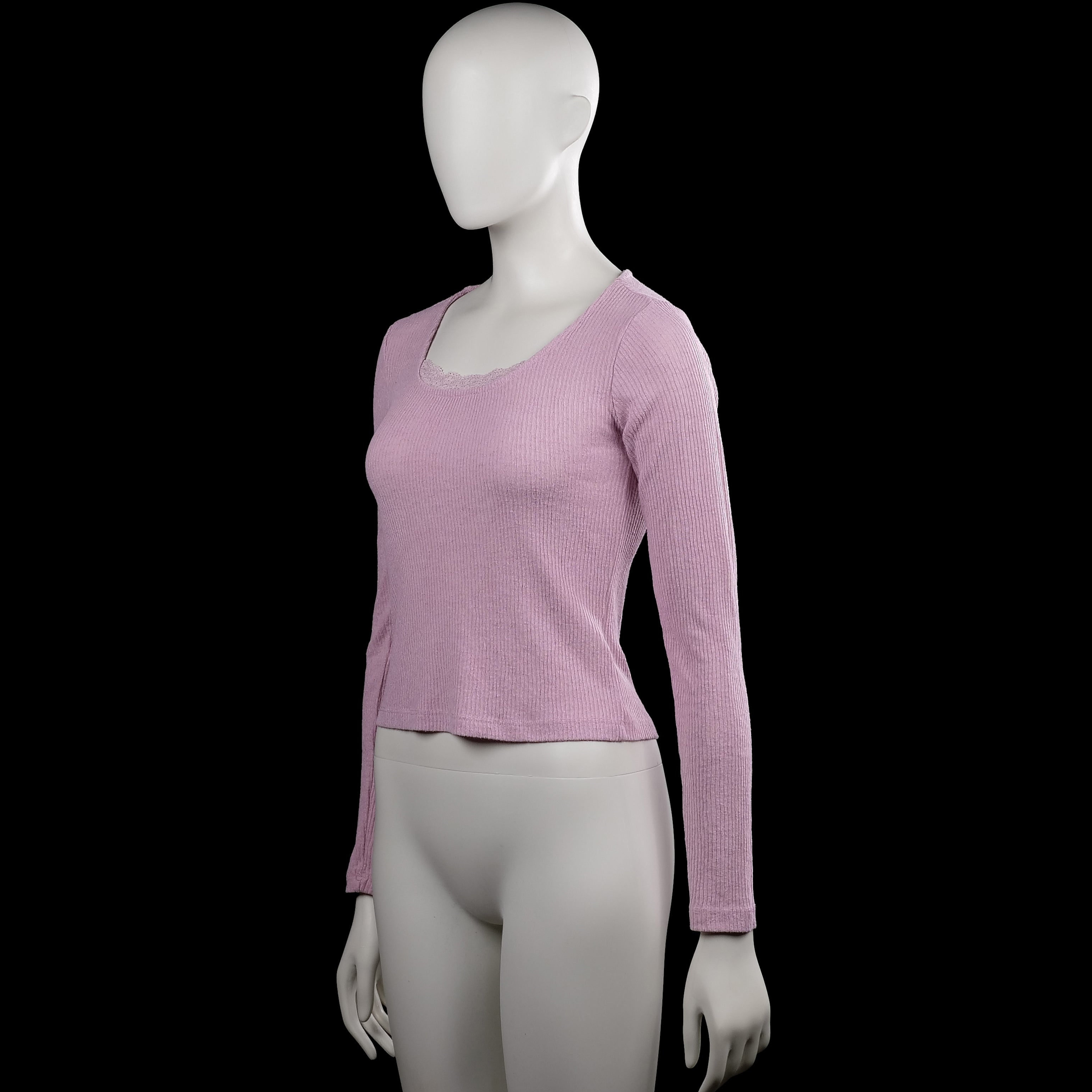 Long-sleeve top - Lilac - Size XS