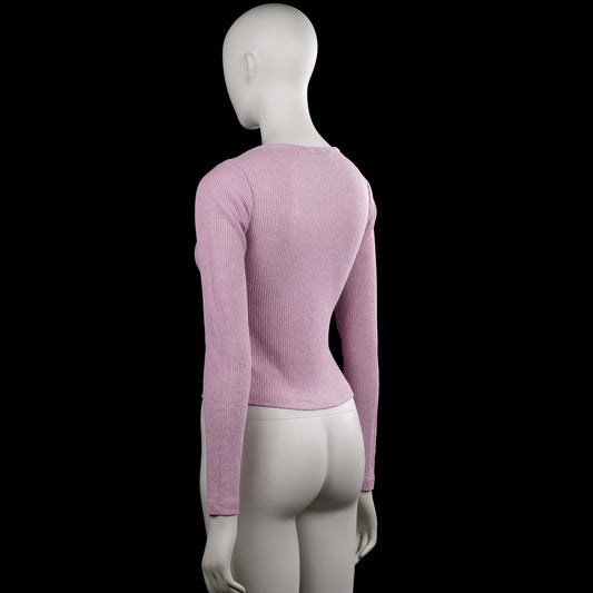 Long-sleeve top - Lilac - Size XS