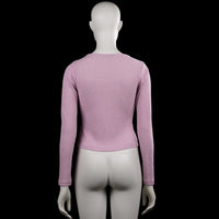 Long-sleeve top - Lilac - Size XS