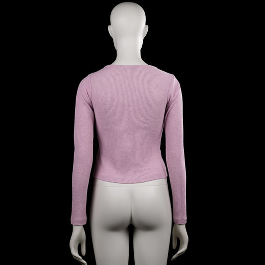 Long-sleeve top - Lilac - Size XS