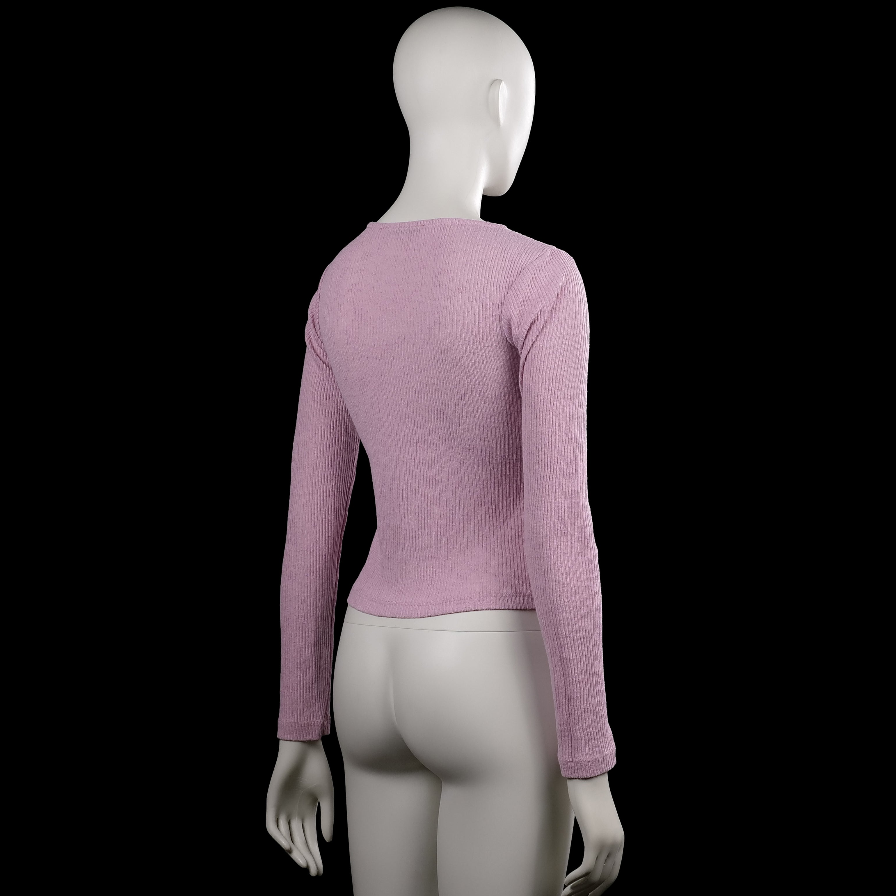 Long-sleeve top - Lilac - Size XS