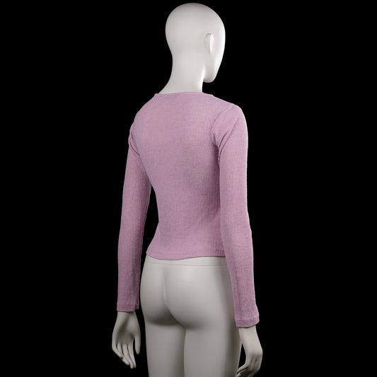Long-sleeve top - Lilac - Size XS