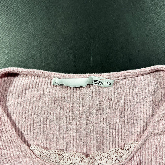 Long-sleeve top - Lilac - Size XS