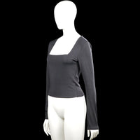 Long-sleeve top - Charcoal - Size L