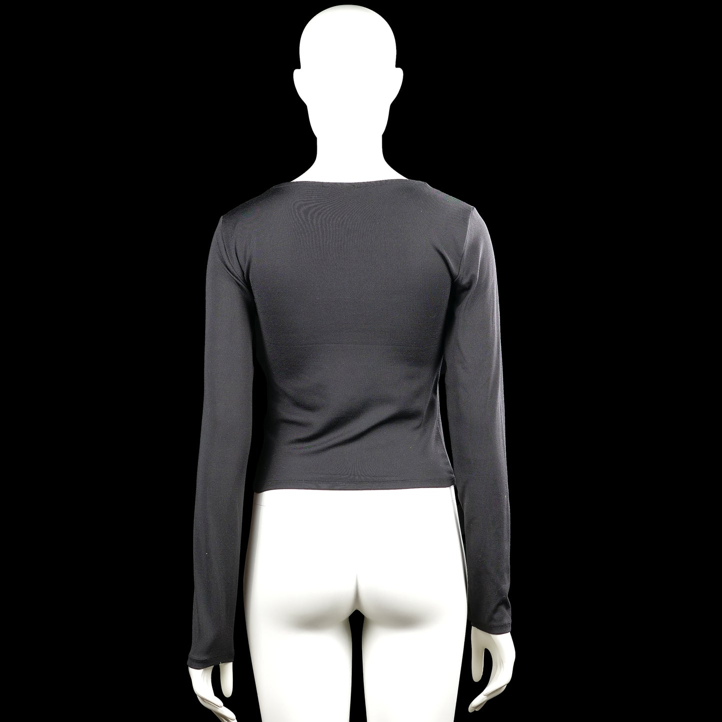 Long-sleeve top - Charcoal - Size L