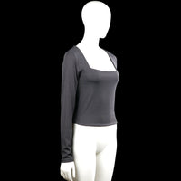 Long-sleeve top - Charcoal - Size L