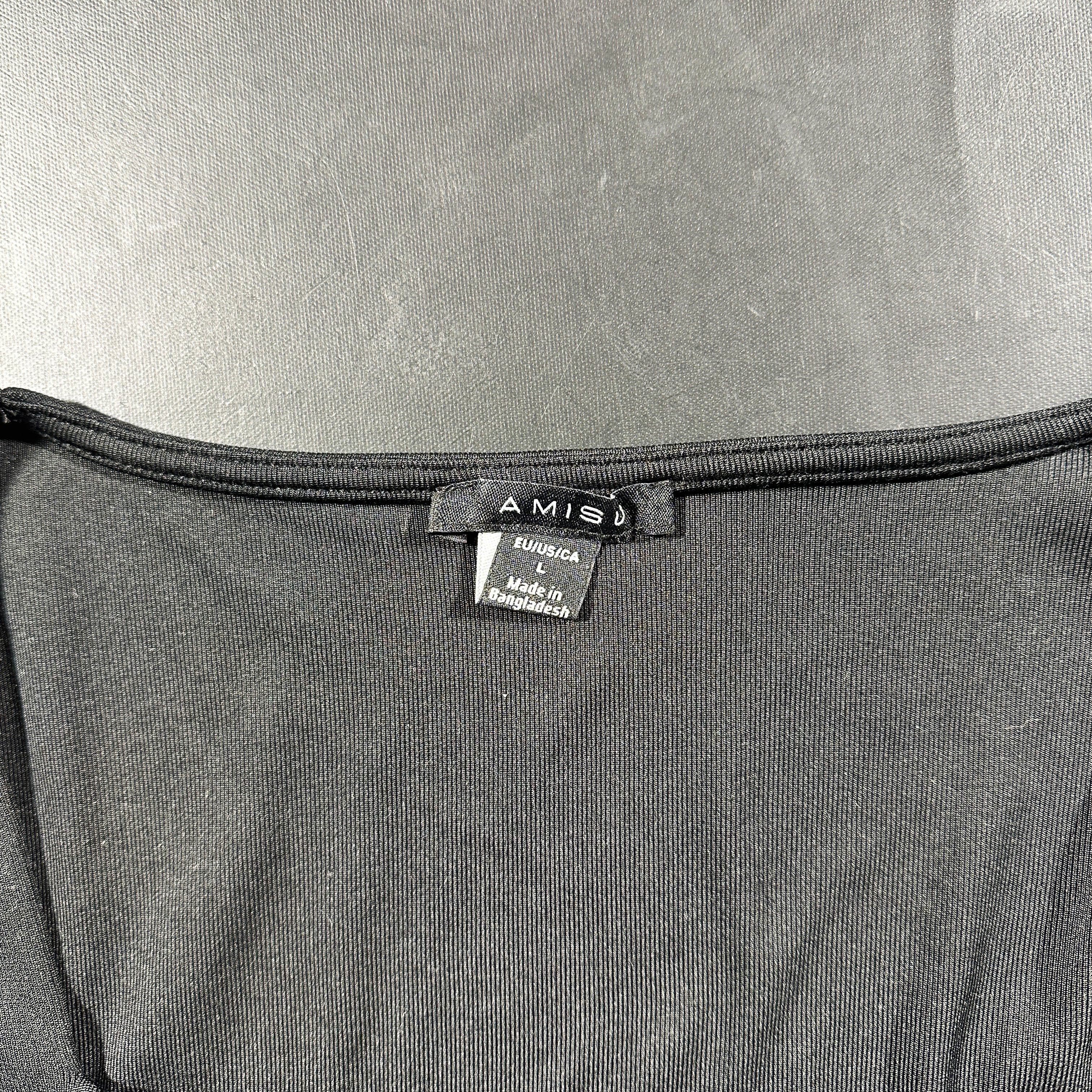 Long-sleeve top - Charcoal - Size L