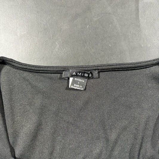 Long-sleeve top - Charcoal - Size L