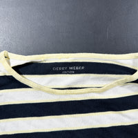 Long-sleeve top - Navy & White - Size XXL