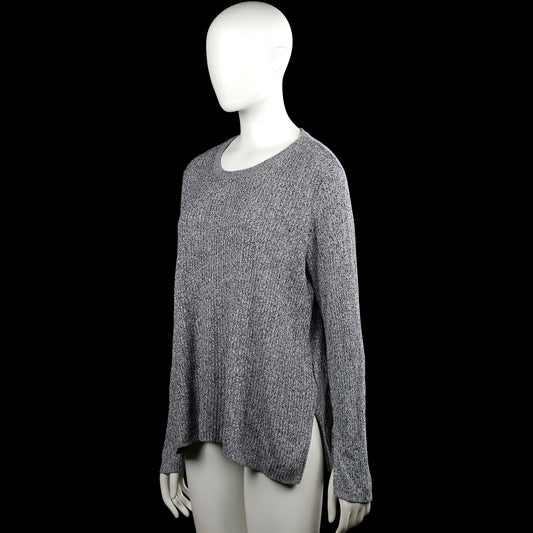 Long-sleeve top - Gray & Black - Size L