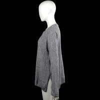 Long-sleeve top - Gray & Black - Size L