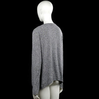 Long-sleeve top - Gray & Black - Size L