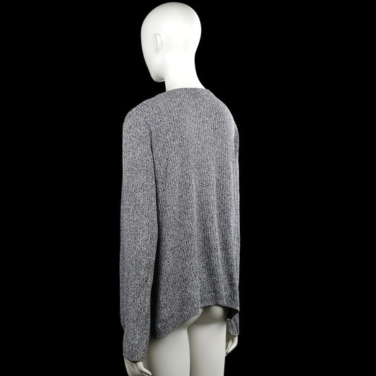 Long-sleeve top - Gray & Black - Size L