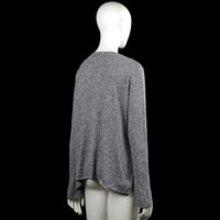 Long-sleeve top - Gray & Black - Size L
