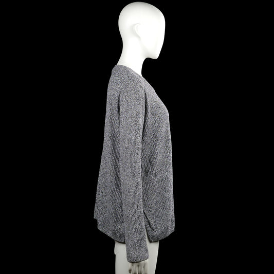 Long-sleeve top - Gray & Black - Size L