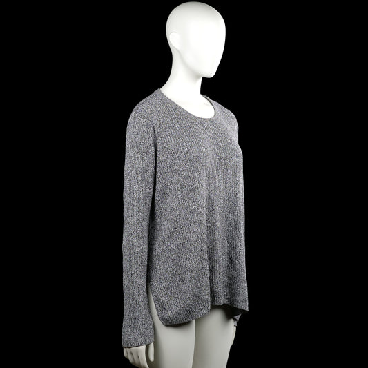 Long-sleeve top - Gray & Black - Size L