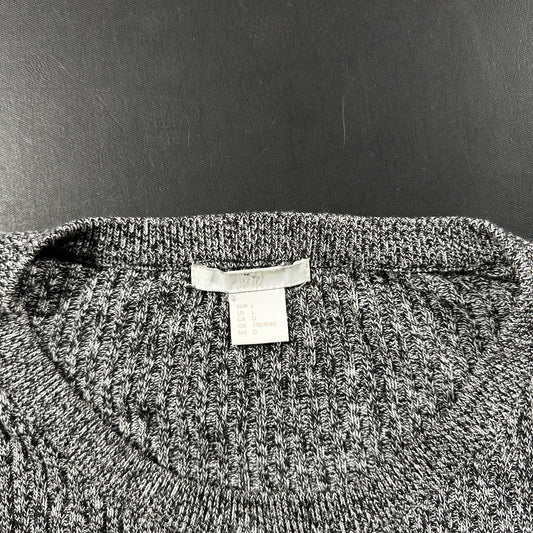 Long-sleeve top - Gray & Black - Size L