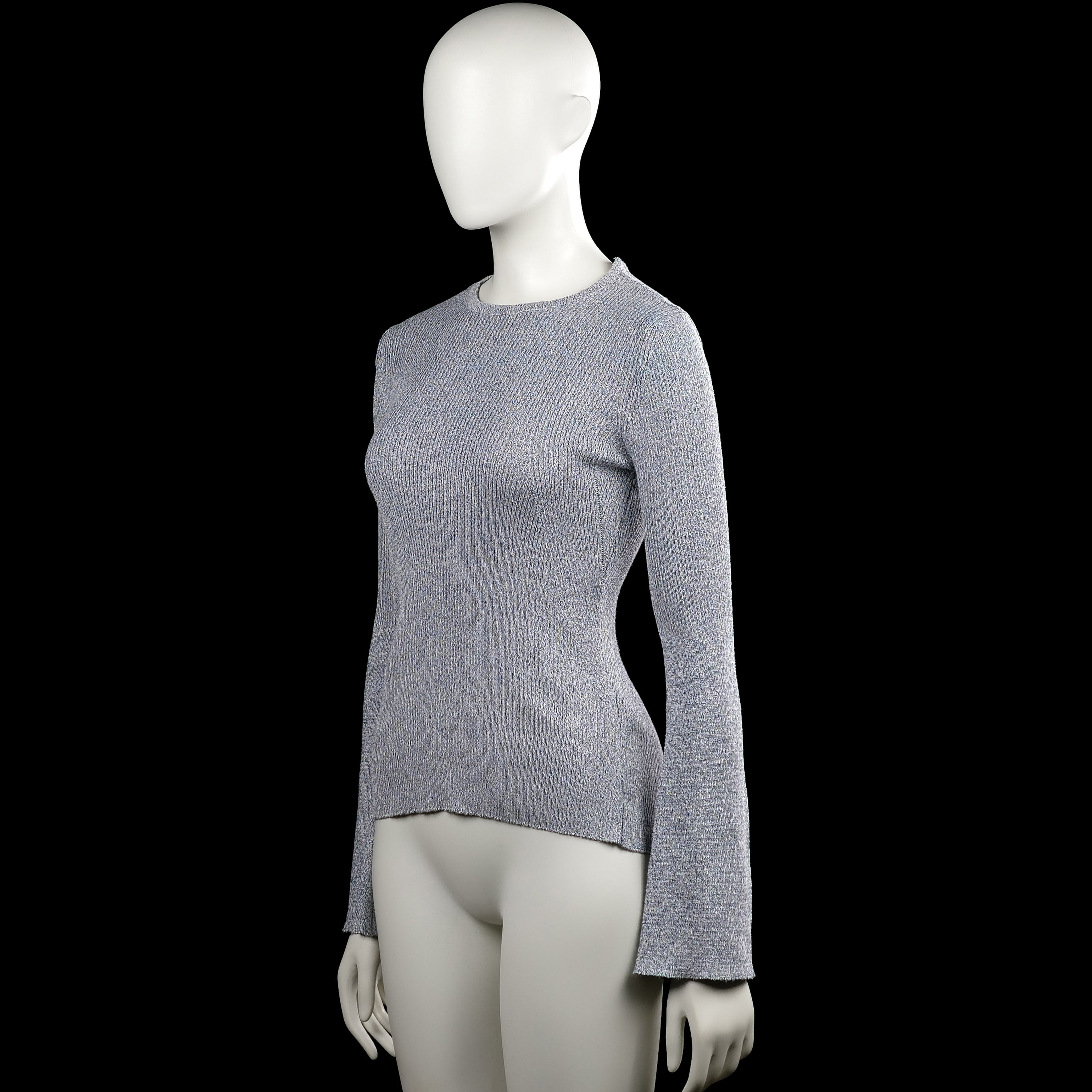 Long-sleeve top - Gray - Size 36